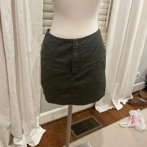 Diesel Army Green Mini Skirt